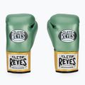 Boxing gloves Cleto Reyes Boxing Gloves creen metalik/gold 2