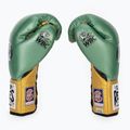 Boxing gloves Cleto Reyes Boxing Gloves creen metalik/gold 4