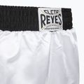 Cleto Reyes men's Satin Boxing shorts white/black 3