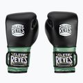 Cleto Reyes Velcro Sparring green metallic/black boxing gloves 8