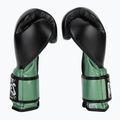 Cleto Reyes Velcro Sparring green metallic/black boxing gloves 3