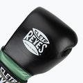 Cleto Reyes Velcro Sparring green metallic/black boxing gloves 4