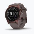 Garmin Fenix 7S Sapphire Solar Hrm Elevate Ox watch brown 010-02539-29