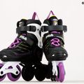 Children's roller skates FILA Wizy G black/yellow magenta 9