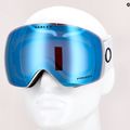 Oakley Flight Deck matte white/prizm snow sapphire iridium ski goggles OO7050-91 7