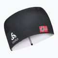 Headband ODLO Competition Fan Warm black/norwegian flag