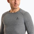 Men's ODLO Active Warm Bl Top Crew Neck thermal Longsleeve steel grey melange 3