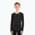 Children's thermal underwear ODLO Active Warm Eco Long black/grey melange 2