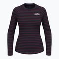 Women's thermal top ODLO Warm Originals Stripes Bl Top Crew Neck dark saphire 4