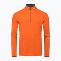 Men's KJUS Feel Midlayer Half Zip ski sweatshirt kjus orange