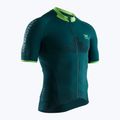 Men's X-Bionic Invent Regulator Bike Race T-shirt Zip dark green RT-BT00S19M-E015