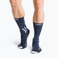 Women's socks X-Socks Trek X Merino midnight blue/arctic white 2