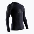Men's thermal active sweatshirt X-Bionic Invent 4.0 LS black/charcoal 5