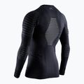 Men's thermal active sweatshirt X-Bionic Invent 4.0 LS black/charcoal 6