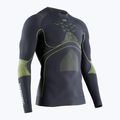 Men's thermal active sweatshirt X-Bionic Energy Accumulator 4.0 charcoal/yellow
