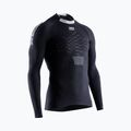 Men's thermal active sweatshirt X-Bionic The Trick 4.0 Run opal black/arctic white 5