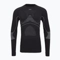 Men's thermal base layer top X-Bionic Energy Accumulator Origins charcoal/pearl grey