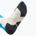 Women's ski socks X-Socks Ski Silk Merino 4.0 white/black/turquoise 3