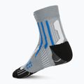 Men's X-Socks Run Speed Two 4.0 pearl grey/invent blue running socks 2
