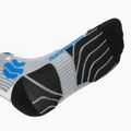 Men's X-Socks Run Speed Two 4.0 pearl grey/invent blue running socks 4