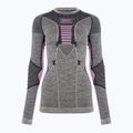 Women's thermoactive sweatshirt X-Bionic Merino black/grey/magnolia