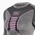 Women's thermoactive sweatshirt X-Bionic Merino black/grey/magnolia 3