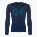 Men's thermal active sweatshirt X-Bionic Merino dark ocean/sky blue 2