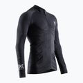 Men's X-Bionic Energizer 4.0 Transmission Layer Full Zip thermal sweatshirt opal black/arctic white