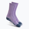 Women's X-Socks Trailrun Discover Crew orchid/sunset blue running socks