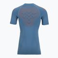 Men's running T-shirt X-Bionic Twyce Run blue/white 2
