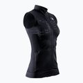 Women's X-Bionic Energy Accumulator Light Full Zip black/light grey sleeveless top 5