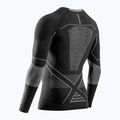Men's thermal active sweatshirt X-Bionic Energy Accumulator Light Shirt black/light grey 2