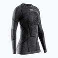 Women's thermal active sweatshirt X-Bionic Symbio Merino Shirt rhino grey