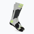 Children's ski socks X-Socks Ski Discover Otc rhino grey/canary