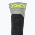 Children's ski socks X-Socks Ski Discover Otc rhino grey/canary 4
