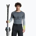 Men's thermal longsleeve X-Bionic Invent Fx Shirt rhino grey/light grey/canary 3