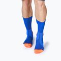 X-Socks Run Perform Warm Crew twyce blue/orange socks 2