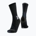 X-Socks Run Expert Silk Merino Crew x black/light gray socks 4
