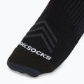 X-Socks Run Expert Silk Merino Crew x black/light gray socks 3