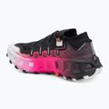 Running shoes X-Bionic Terraskin X00/C x black/x white/fluo pink shoes 3