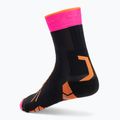 Running shoes X-Bionic Terraskin X00/C x black/x white/fluo pink shoes 9