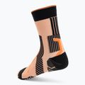 X-Bionic Terraskin X01 x black/dark peach/fresh peach running shoe 9