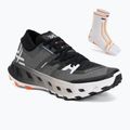 Running shoes + socks X-Bionic Terraskin X01 x black/x white