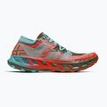 Running shoes + socks X-Bionic Terraskin X02 burnt red/aqua/dark khaki