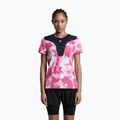 Women's running top X-Bionic Corefusion Run wolfpack/white/neo pink