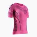 Women's running t-shirt X-Bionic Twyce Race neo pink/x black