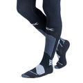 Children's ski socks X-Socks Ski Discover Otc x black/light grey 2