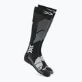 Women's ski socks X-Socks Ski Perform Otc x black/light grey