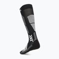 Women's ski socks X-Socks Ski Perform Otc x black/light grey 2