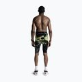 Men's running shorts X-Bionic Efektor Tights tie dye electric energy 3